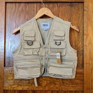BRAND NEW FISHING VEST FIELD & STREAM SZ YOUTH SM